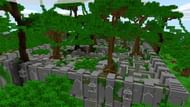 Purple Prison offers a variety of fun mazes to complete (Image via Mojang)